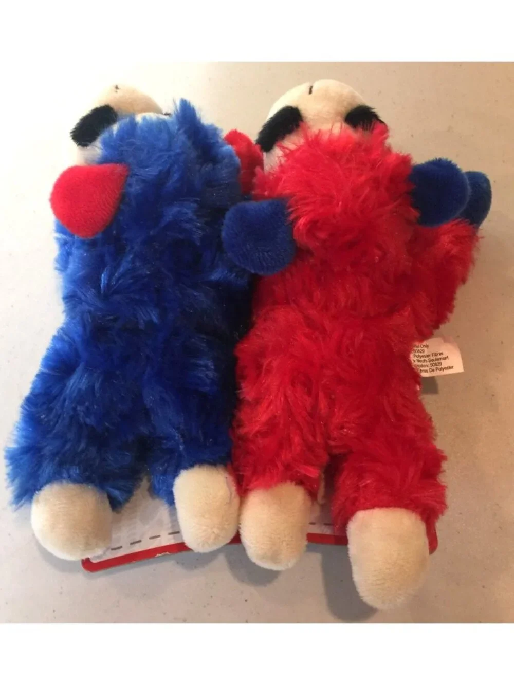 Lamb Chop Patriotic Red Blue Plush Set of 2 Squeaker 6 1/2